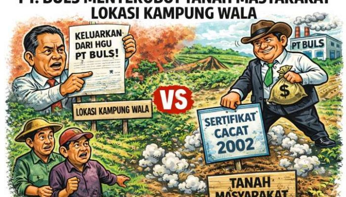 PT BULS Diduga Menyerobot Tanah Masyarakat Lokasi Kampung Wala, Rekomendasi Pemda Tahun 2000 Membuktikan