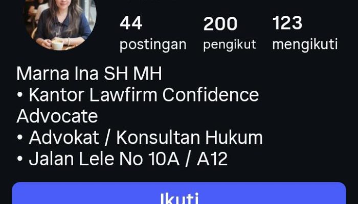 Tim Cyber Crime Polda Jateng dan Bareskrim Polri Didesak Telusuri Akun Penipu ini: Mengaku Sebagai Pengacara dan Janjikan Keluarga Narapidana Asal Kota Pekanbaru Terima PB