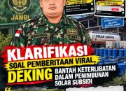 Viral Konten Warta Nusantara, DEKING Bantah Terlibat Penimbunan Solar di Sungai Duren